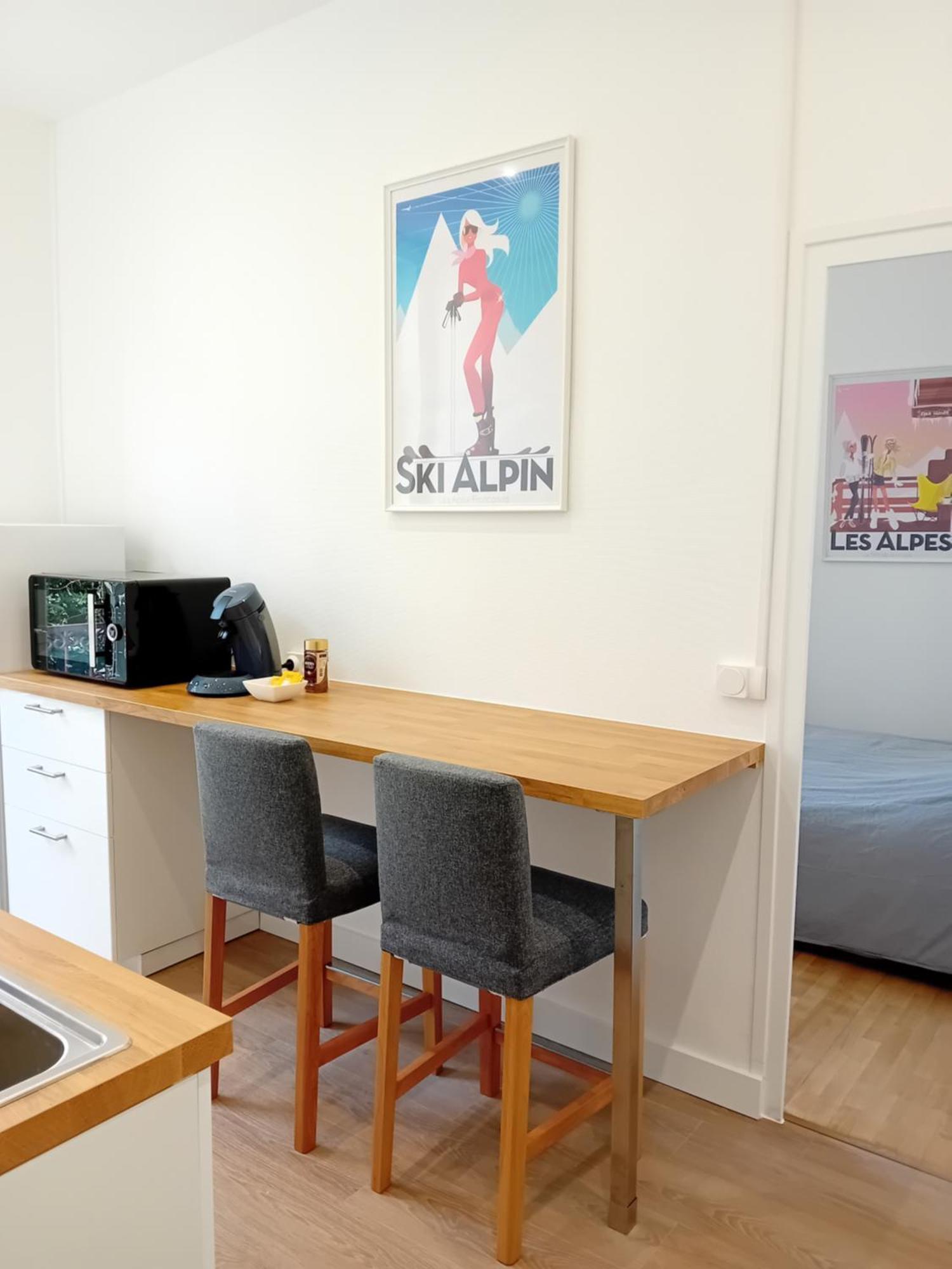 101 - Appart Renove Avec 1 Chambre Spacieuse - Tram Et Clinique Mutualiste A 1 Min Grenoble Kültér fotó